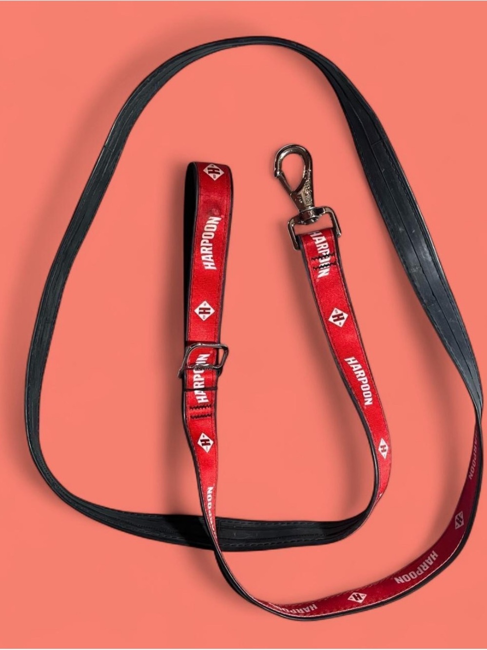 Harpoon Brewery Upcycled 6ft Red Dog Leash